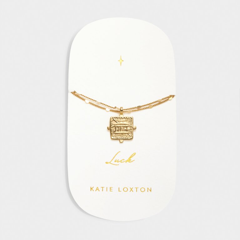 Katie Loxton Antique Coin Bracelet Luck Gold Plated Bracelet
