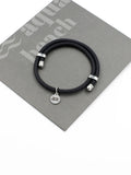 Aqua Beach Recycled Plastic Bracelet Black