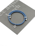 Aqua Beach Recycled Plastic Bracelet Blue