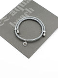 Aqua Beach Recycled Plastic Bracelet Grey