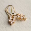 Silk Purse Art Deco Crystal Chrysler Earrings