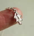 Silk Purse Art Deco Crystal Chrysler Necklace Silver