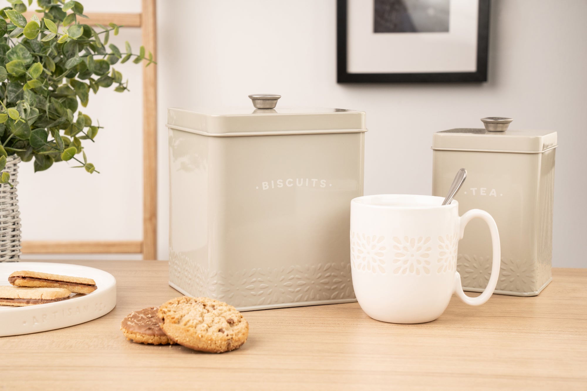 Artisan Street Cream Biscuit Storage Canister