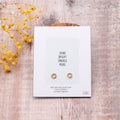 Attic Creations Card Crystal Circle Earrings Shine Bright