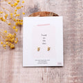 Attic Creations Card Four Little Stars Earrings