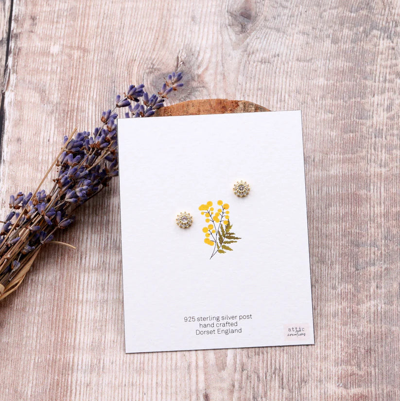 Attic Creations Card Sunray Sparkle Earrings