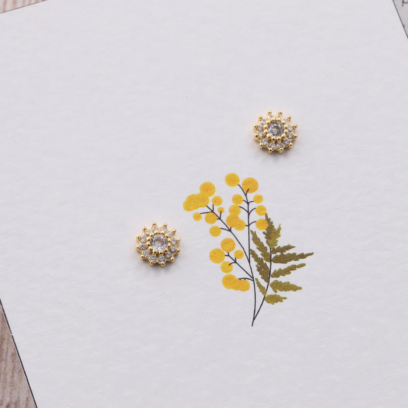 Attic Creations Card Sunray Sparkle Earrings