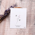 Attic Creations Card Tiny Little Bees Earrings Silver