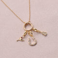 Attic Creations Charm Chains Spring Ring Necklace
