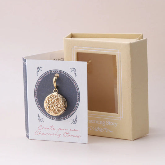 Attic Creations Charming Story 33 Floral Locket