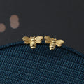 Attic Creations Wonderful Life Bee Earrings Gold