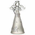 Christmas Hanging Glass Angel With Stars