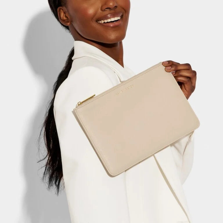 Katie Loxton Baby Secret Message Pouch You Got This Mama Light Taupe