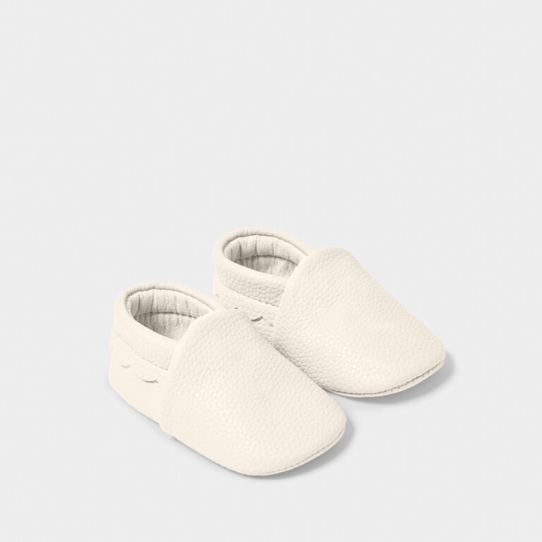 Katie Loxton Baby Shoes Eggshell