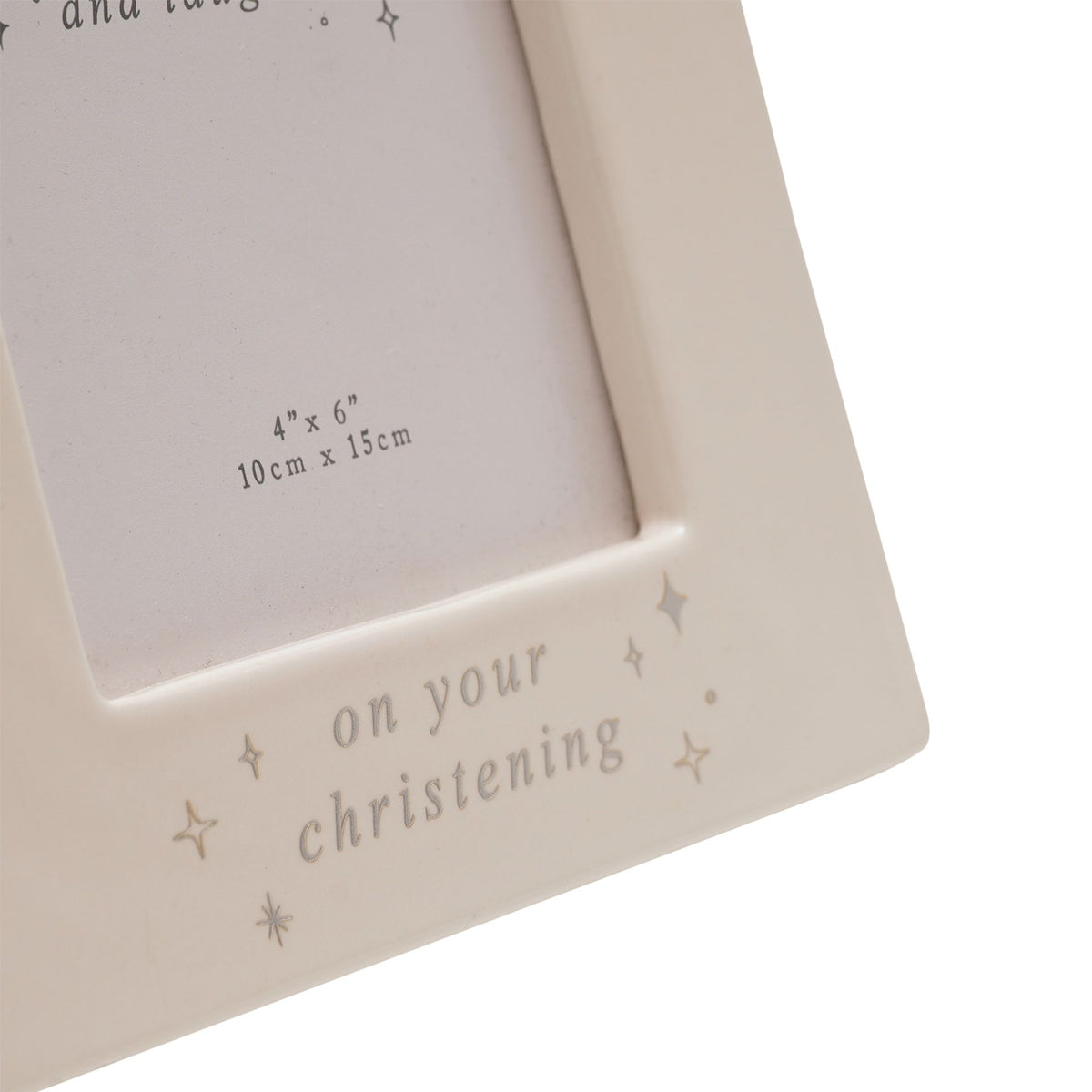Bambino Arch Ceramic Frame Christening