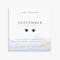 Birthstone Earrings September Lapis Lazuli Silver Plated Earrings
