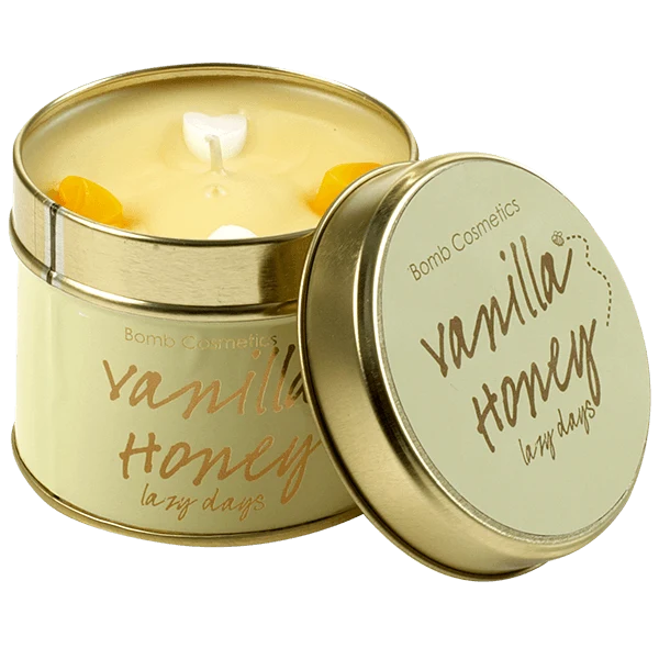 Bomb Cosmetics Vanilla Honey Tin Candle