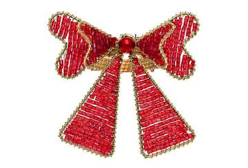 Bow Napkin Ring Red