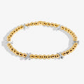 Bracelet Bar Gold Base Silver Kisses Silver & Gold Plated Bracelet