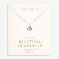 Joma Jewellery Bridal A Little Beautiful Bridesmaid Silver Necklace