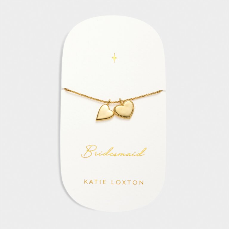 Katie Loxton Bridal Charm Bracelet Bridesmaid Gold Plated Bracelet
