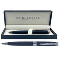 Bridgewater Galway Black Rubber Grip & Gunmetal Pen