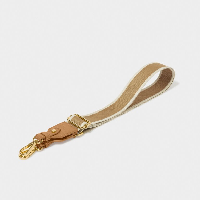 Katie Loxton Canvas Strap Tan Stripe