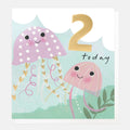Caroline Gardner 2 Today Pink Jellyfish Greeting Card
