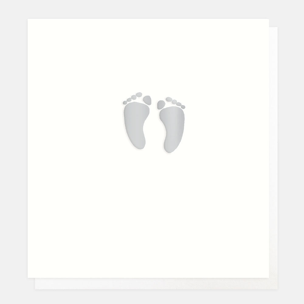 Caroline Gardner Baby Feet Greeting Card