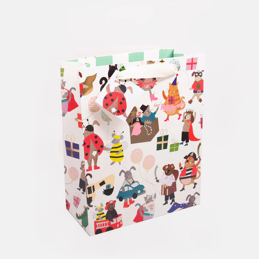 Caroline Gardner Fancy Dress Animals Large Gift Bag