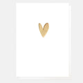 Caroline Gardner Gold Heart Greeting Card
