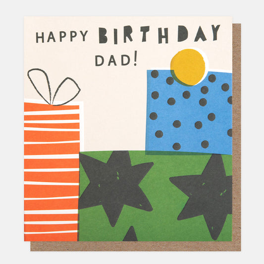 Caroline Gardner Happy Birthday Dad Presents Greeting Card