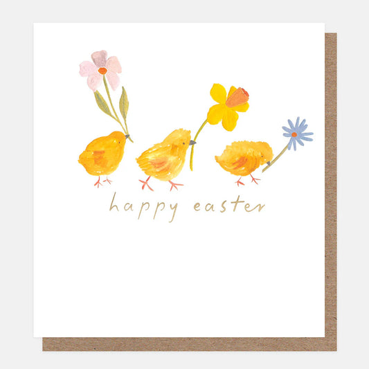 Caroline Gardner Happy Easter Chicks Greeting Card