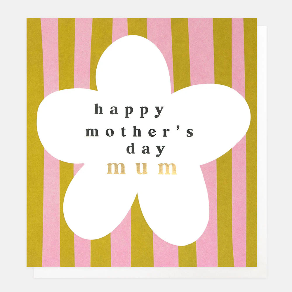 Caroline Gardner Happy Mother's Day Stripe Greeting Card