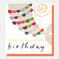 Caroline Gardner Have A Mer-Mazing Birthday Mermaid Tail With Multi Scales Greeting Card