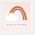 Caroline Gardner Magical Birthday Rainbow With Cloud Greeting Card