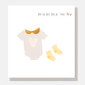 Caroline Gardner Mumma To Be Baby Grow Greeting Card