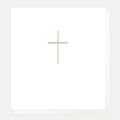 Caroline Gardner Silver Cross Greeting Card