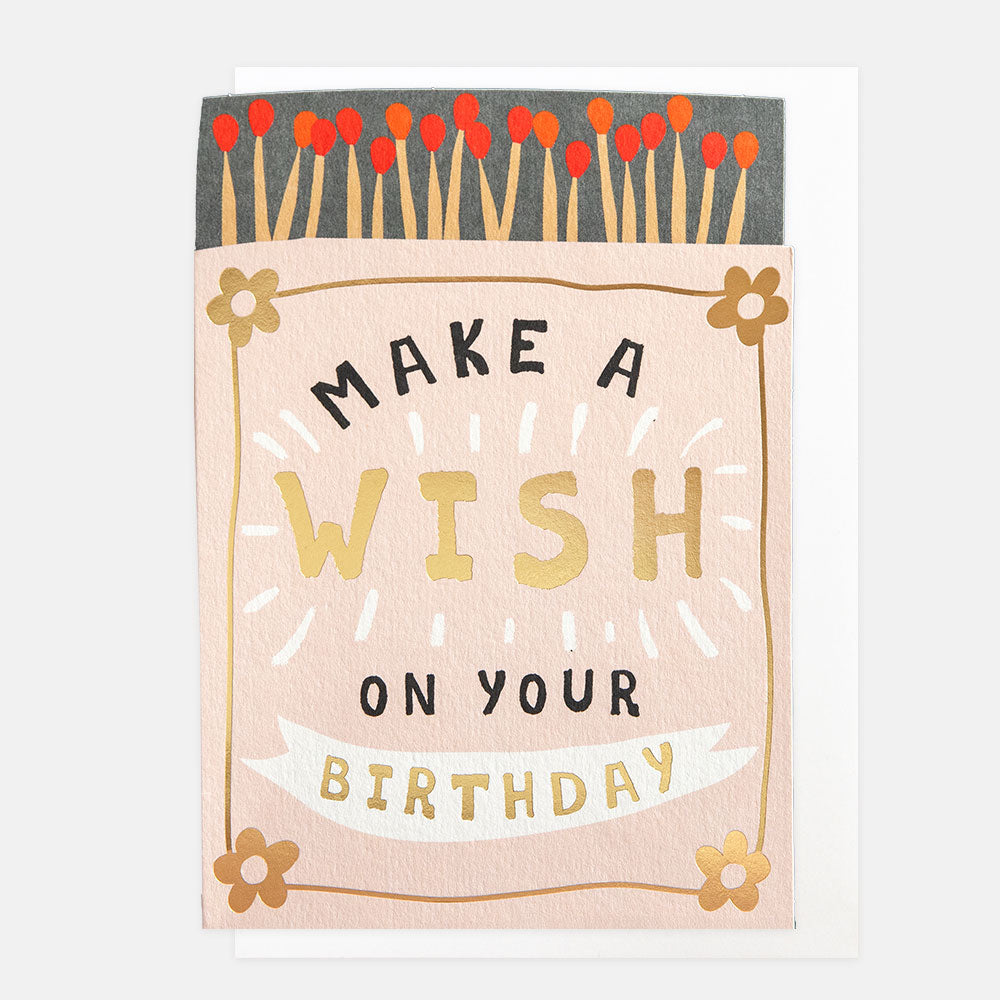 Caroline Gardner The Perfect Match You're Engaged Die Cut Match Box Greeting Card