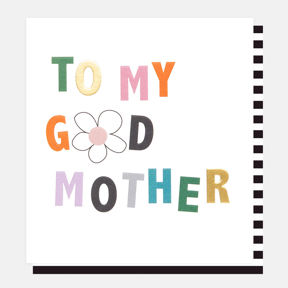 Caroline Gardner To My Godmother Flower Greeting Card