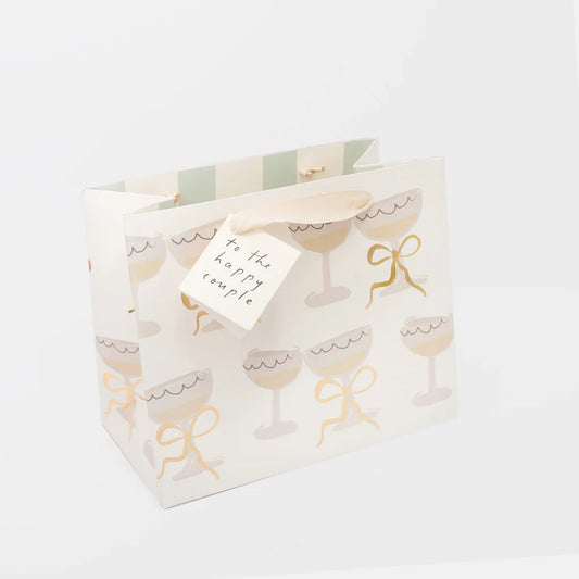 Caroline Gardner To The Happy Couple Bow Couple Gift Bag