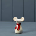 Ceramic Mouse Christmas Decoration Small