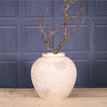 Ceramic Vase 9 Antique Limestone