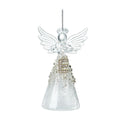 Christmas Hanging Glass Angel Letter E
