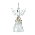 Christmas Hanging Glass Angel Letter G
