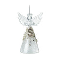 Christmas Hanging Glass Angel Letter S