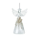 Christmas Hanging Glass Angel Letter U
