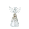 Christmas Hanging Glass Angel Letter V