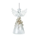 Christmas Hanging Glass Angel Letter W