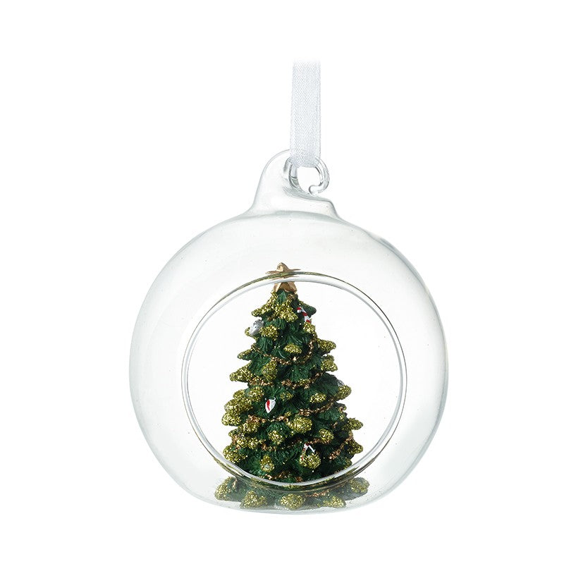 Christmas Tree Glass Bauble